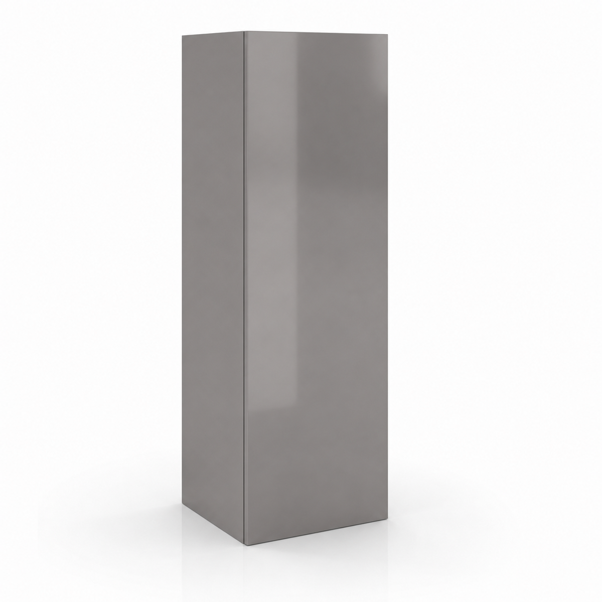 High Gloss Gray 36″ H Single Door Wall Cabinet