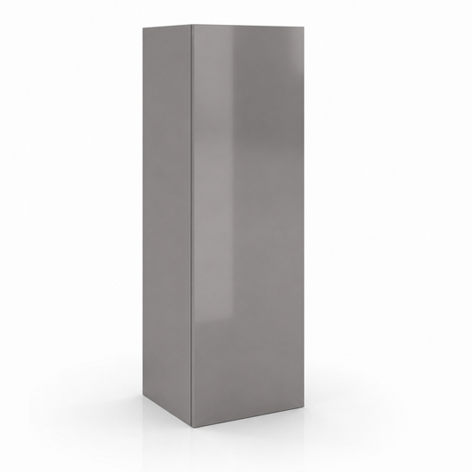 High Gloss Gray 42″ H Single Door Wall Cabinet