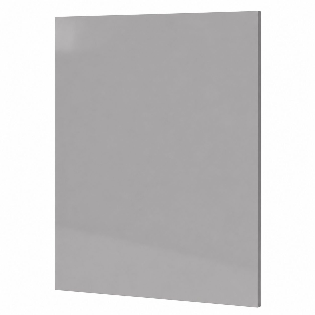 High Gloss Gray Base Decorative Door Panel