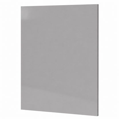 High Gloss Gray Base Decorative Door Panel