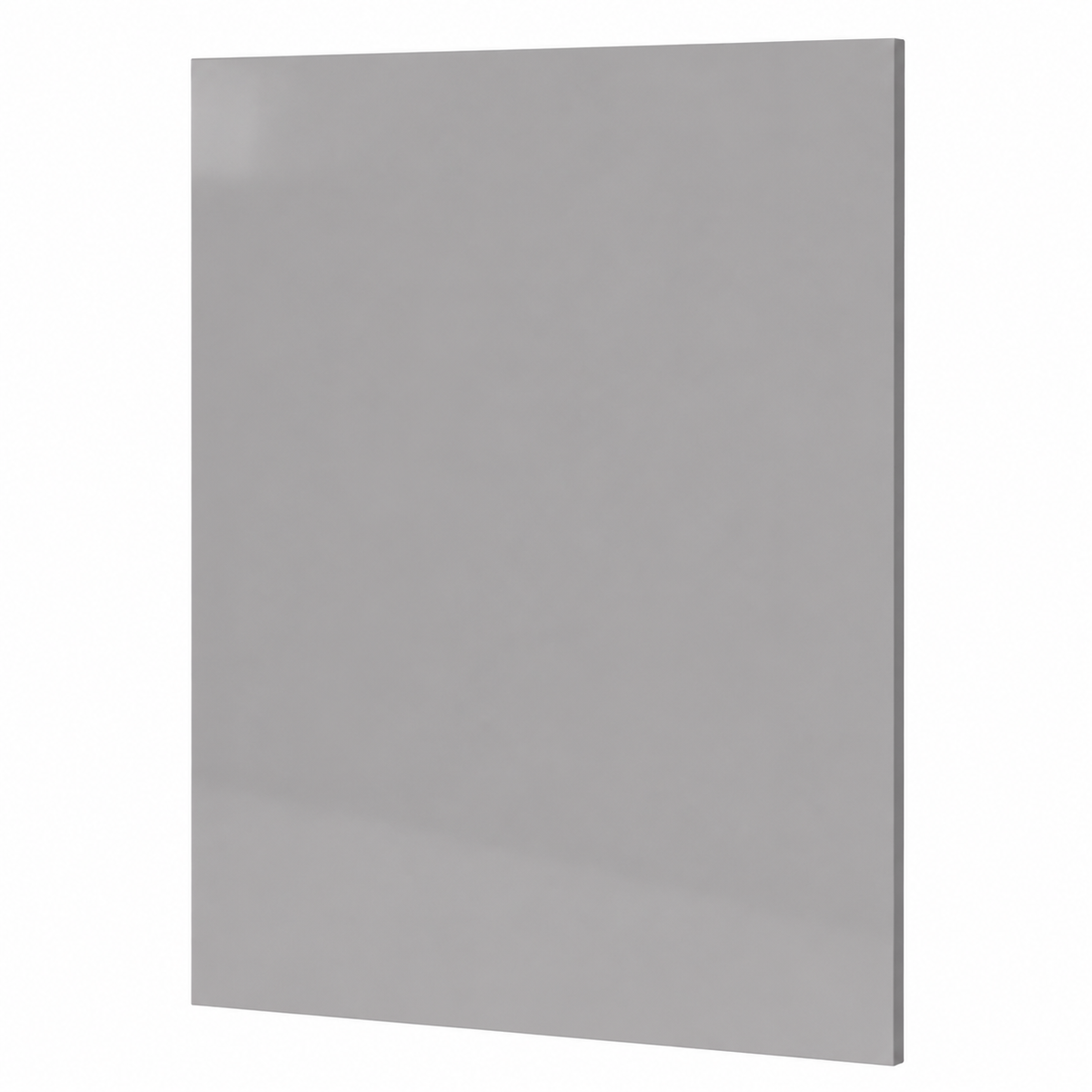 High Gloss Gray Base Decorative Door Panel