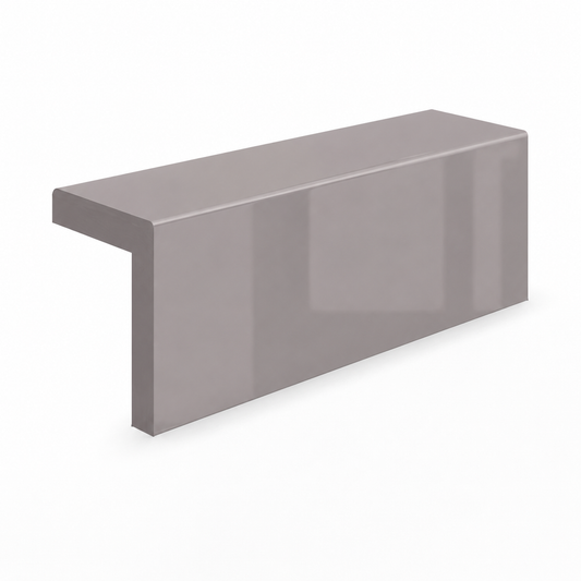 Rectangular gray shelf on a white background|USA Cabinets Outlet |