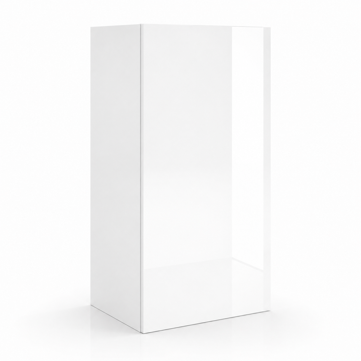 High Gloss White 30″ H Single Door Wall Cabinet