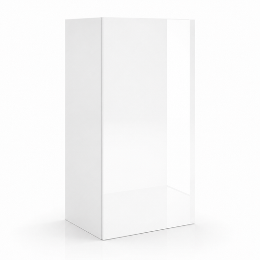 High Gloss White 30″ H Single Door Wall Cabinet
