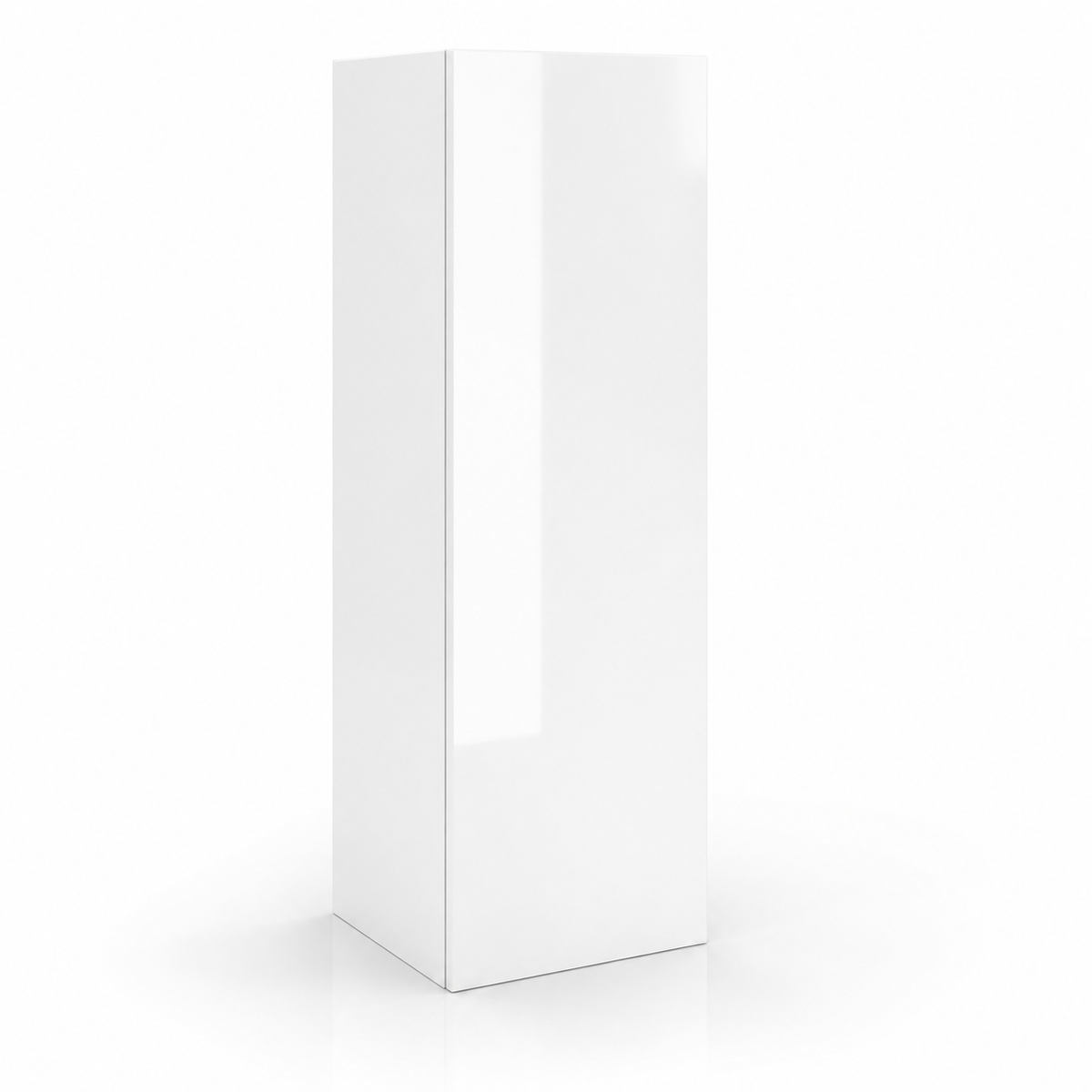 High Gloss White 36″ H Single Door Wall Cabinet
