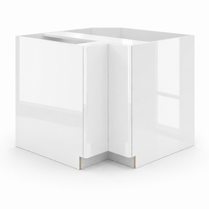 High Gloss White Easy Reach Base Cabinet