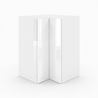 High Gloss White Easy Reach Wall Cabinets