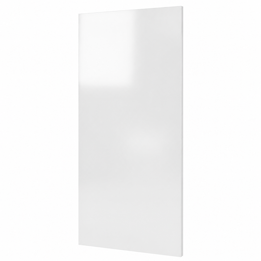 High Gloss White 96"W Finished Plywood Panel