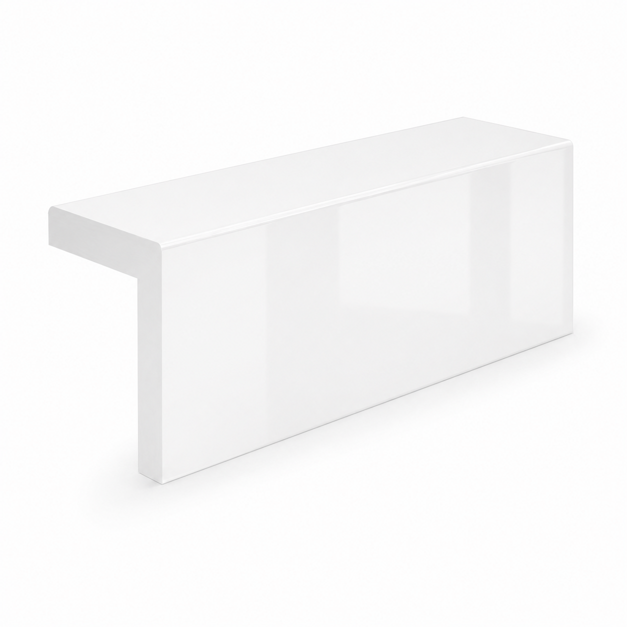 High Gloss White Outside Corner Moulding