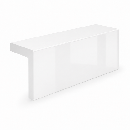 High Gloss White Outside Corner Moulding