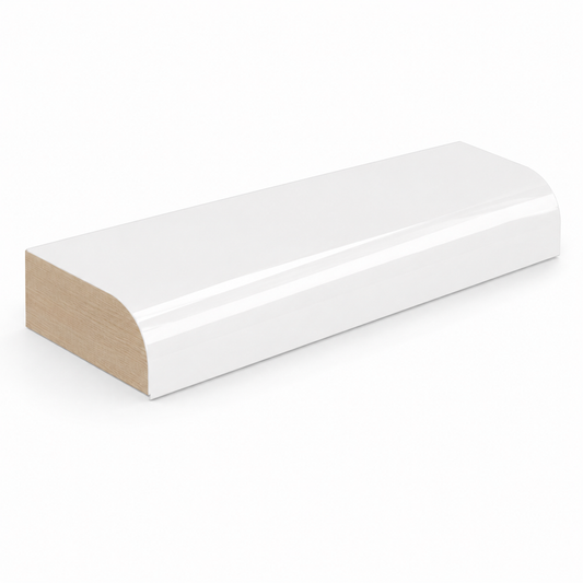 High Gloss White Scribe Moulding