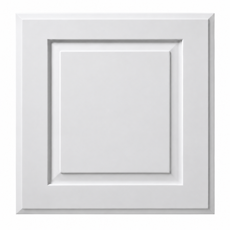 Double Shaker Hillcrest White Sample Door
