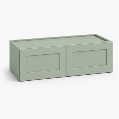 Jade Green Shaker 15″ H Single Door Wall Cabinet