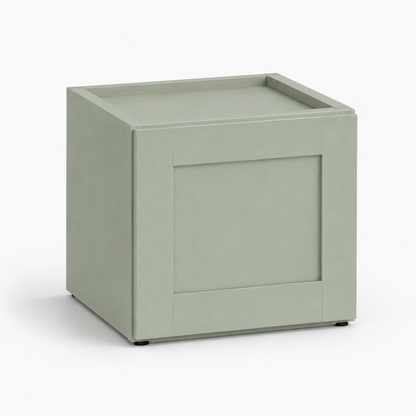 Jade Green Shaker 12″ H Double Door Wall Cabinet