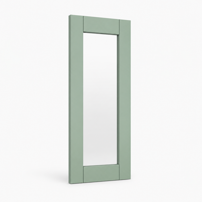 Jade Green Shaker 14 1/2"W Glass Door