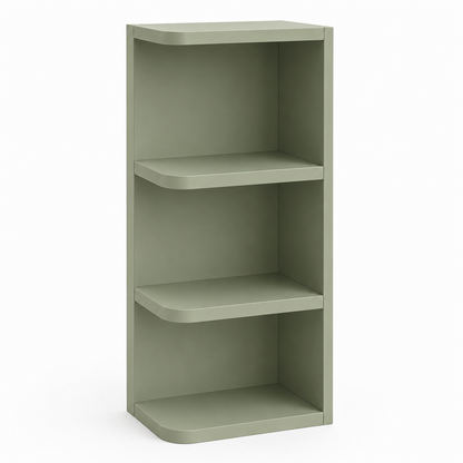 Jade Green Shaker 6"W Wall End Shelf (Reversible)