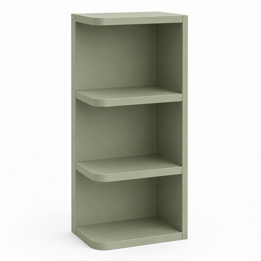 Jade Green Shaker 6"W Wall End Shelf (Reversible)