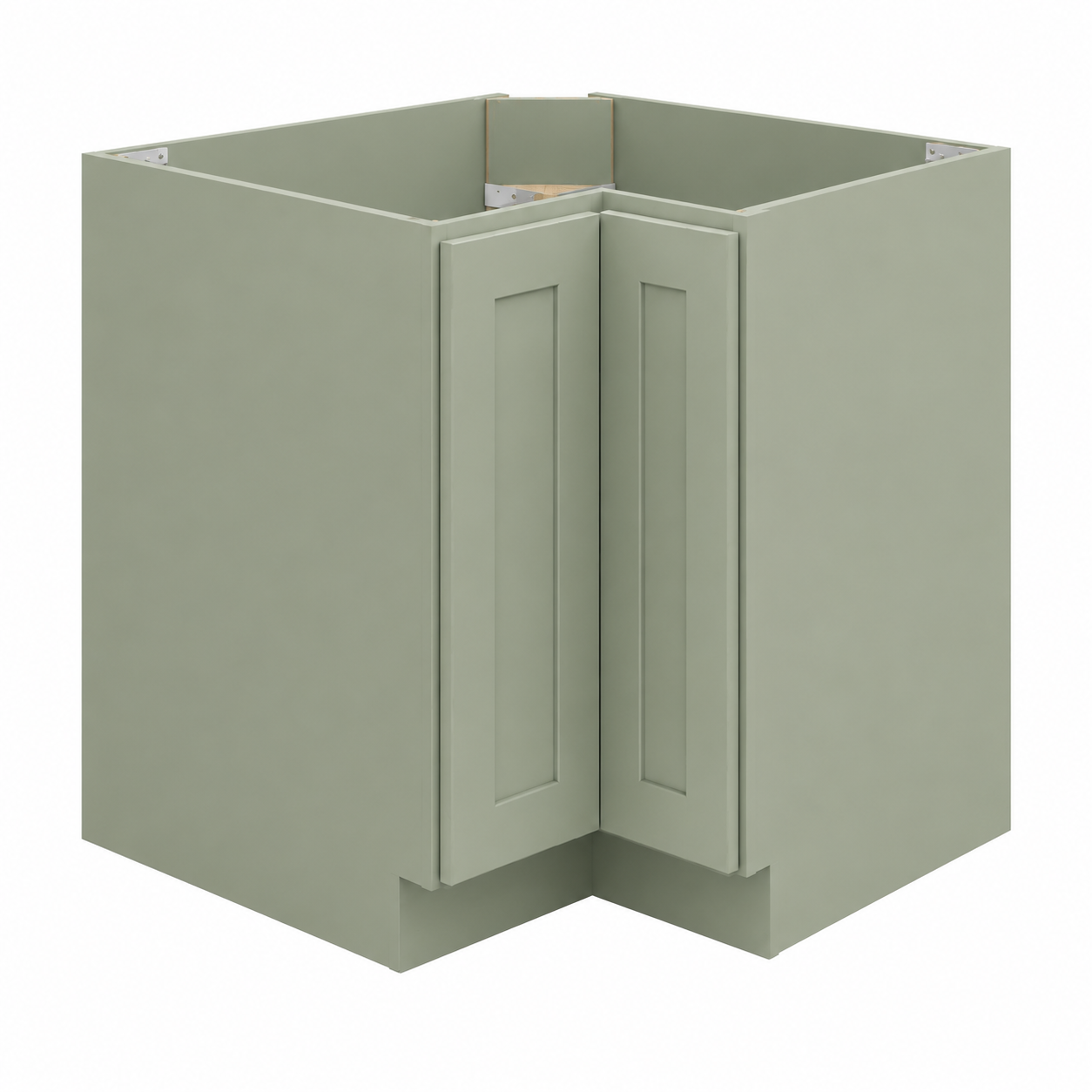 Jade Green Shaker Easy Reach Base Cabinet