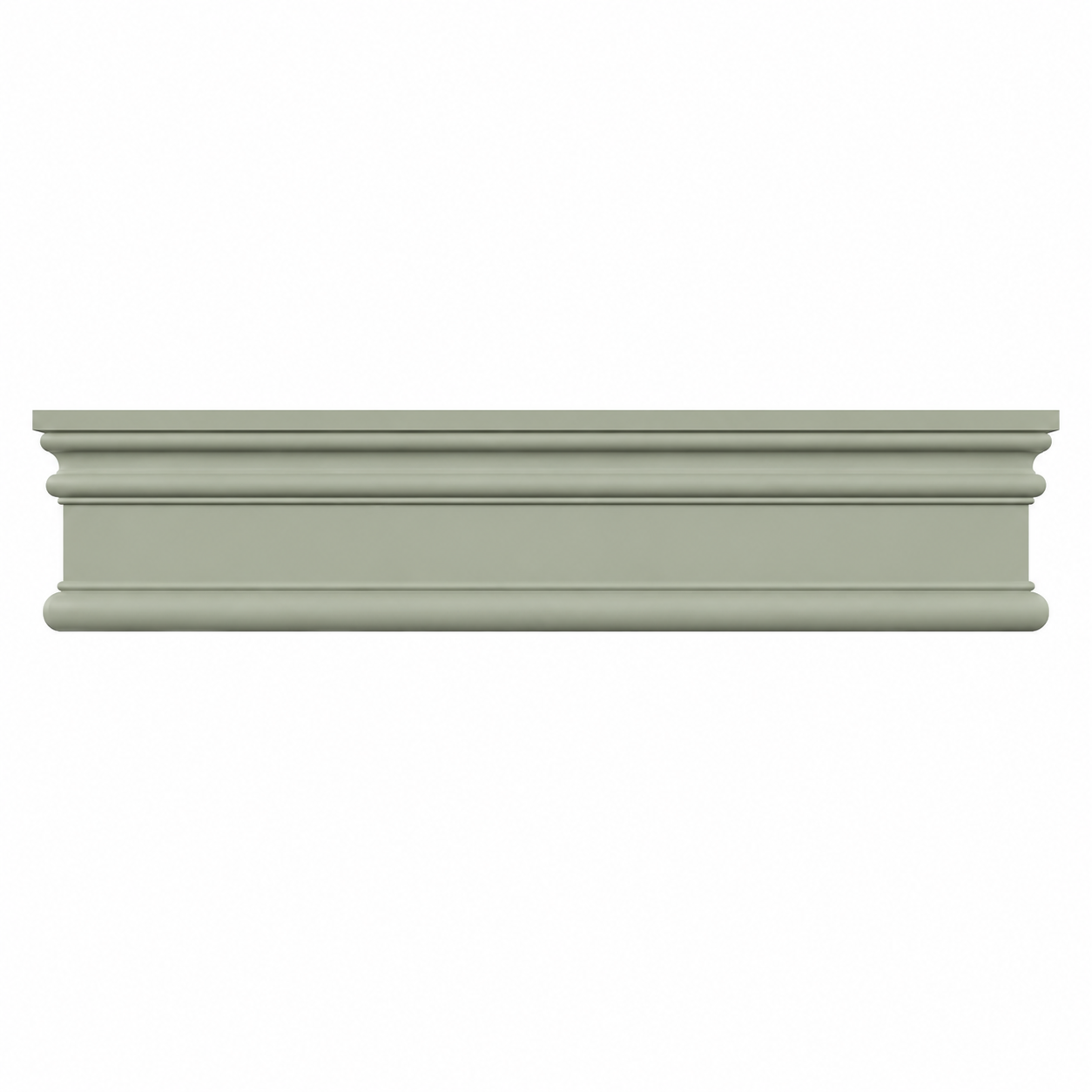 Jade Green Crown Moulding