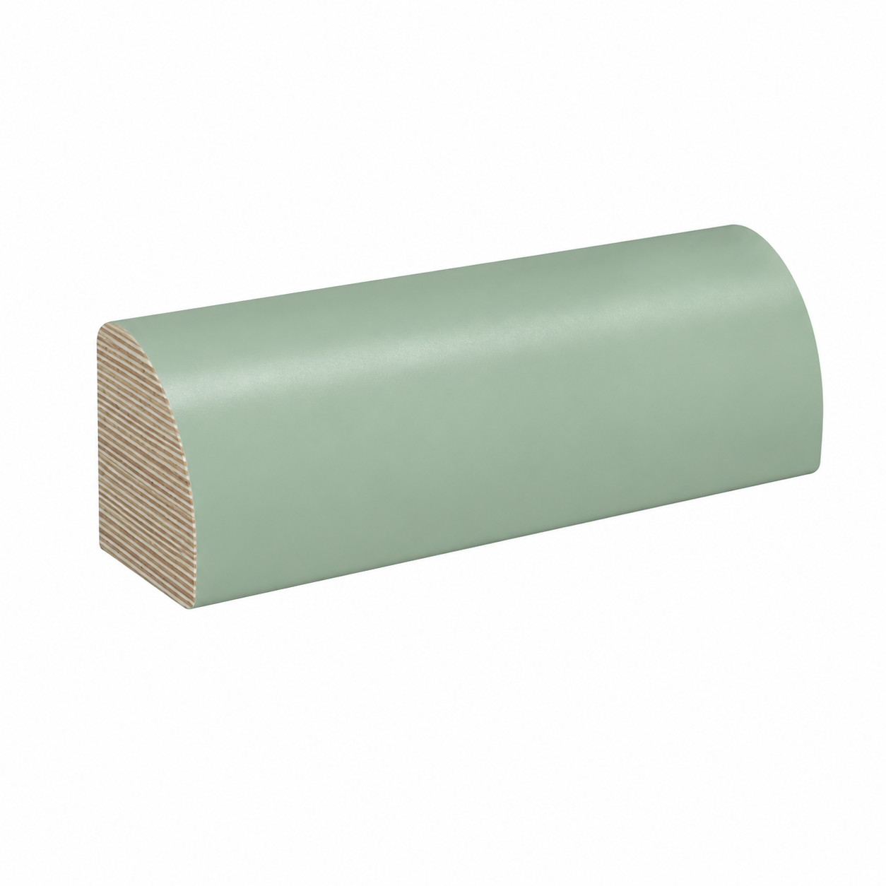 Jade Green Shaker Shoe Moulding