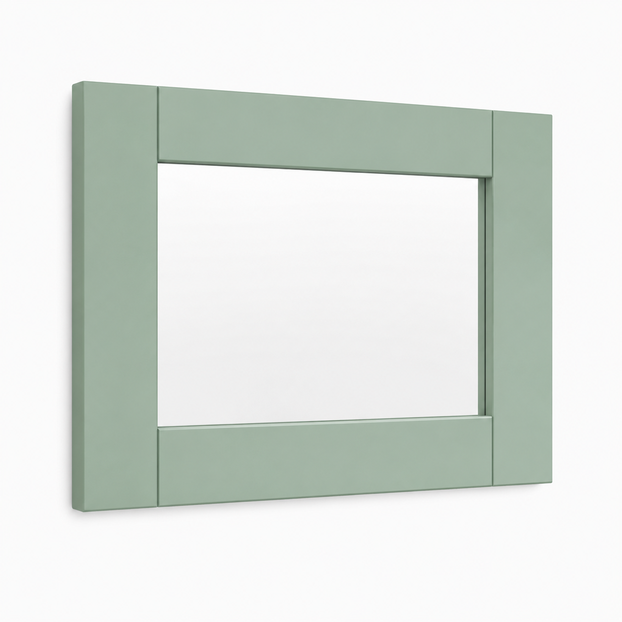 Jade Green Shaker 15"H Single Glass Door