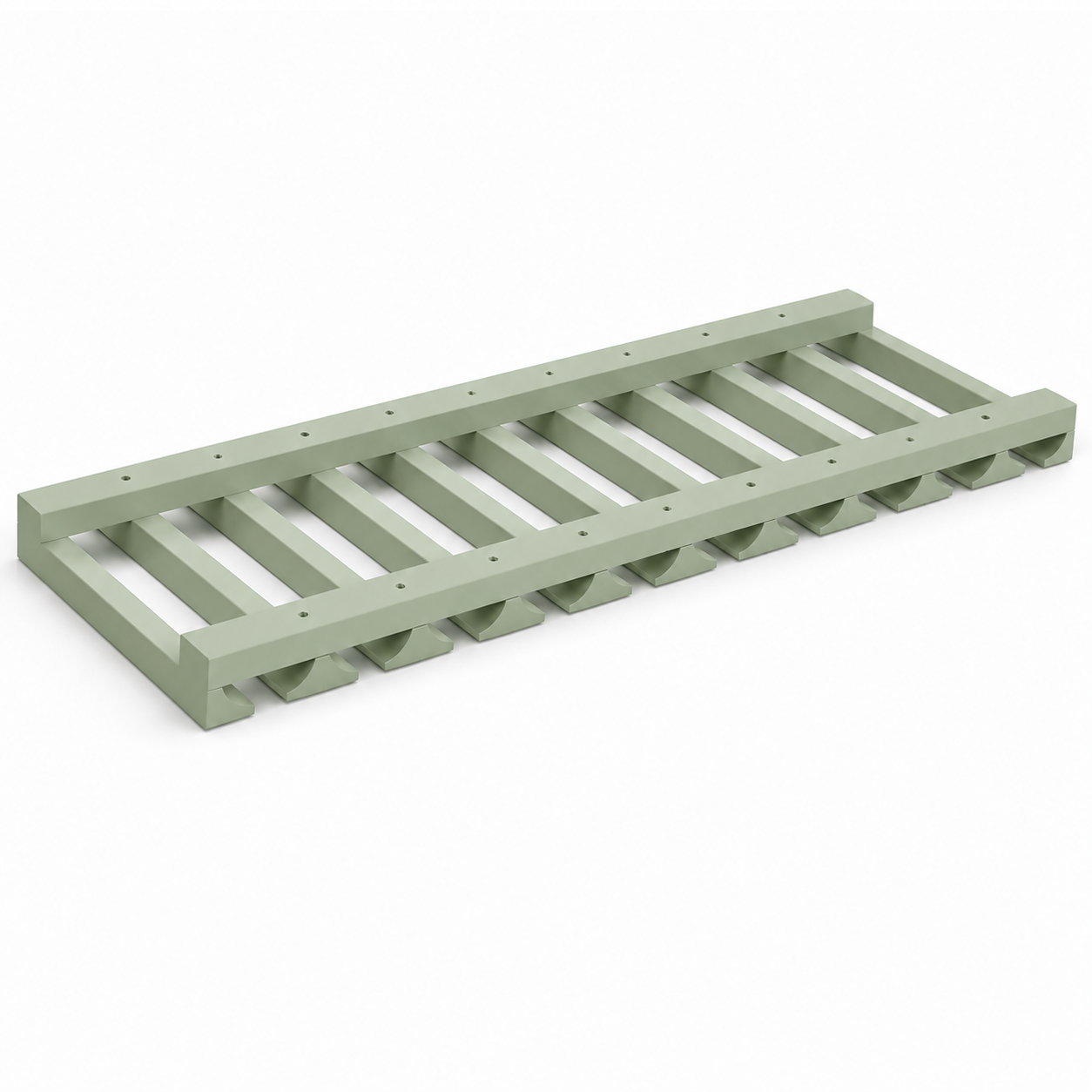 Jade Green Shaker Stem Wine Glass Holder