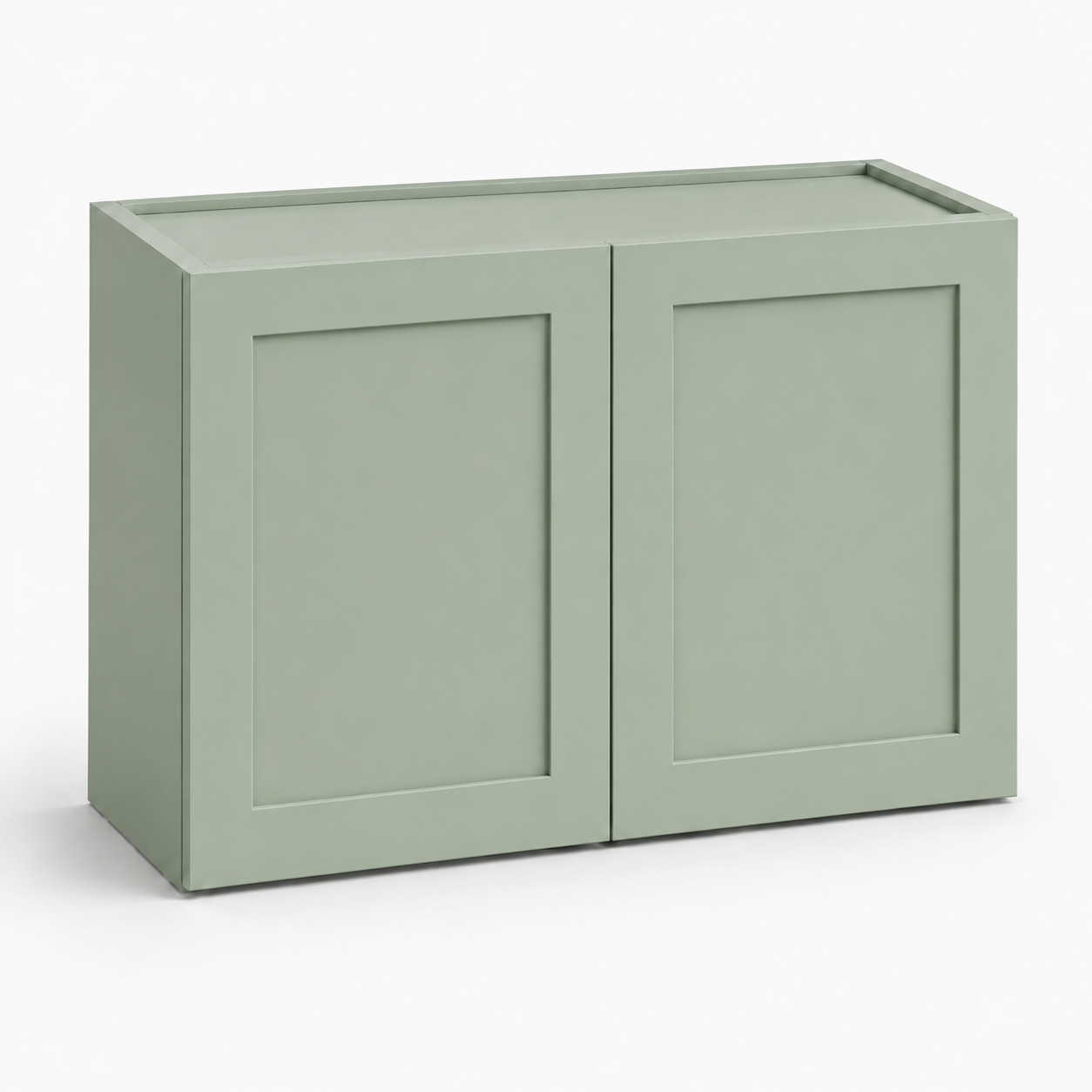 Jade Green Shaker 21″ H Double Doors Bridge Cabinet