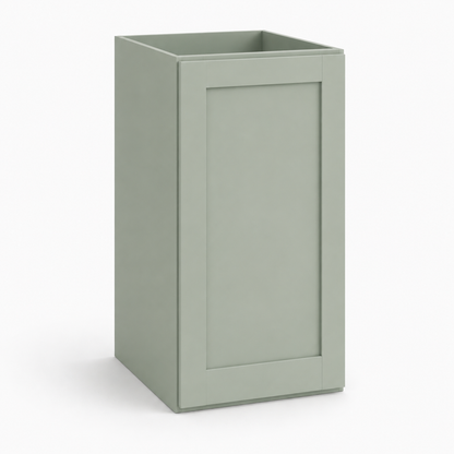 Jade Green Shaker 30″ H Single Door Wall Cabinet