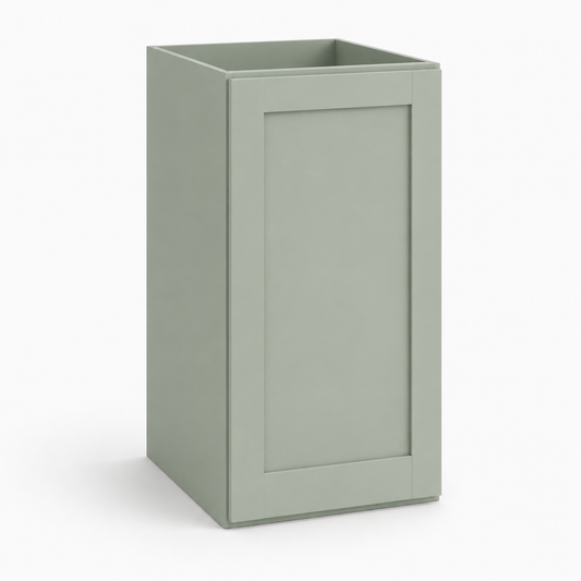 Jade Green Shaker 36″ H Single Door Wall Cabinet