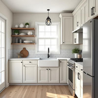 White Shaker Easy Reach Base Cabinet