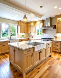 Slim Shaker Oak Easy Reach Base Cabinet