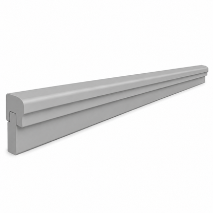 Gray Shaker Light Rail Moulding