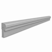 Gray Shaker Light Rail Moulding