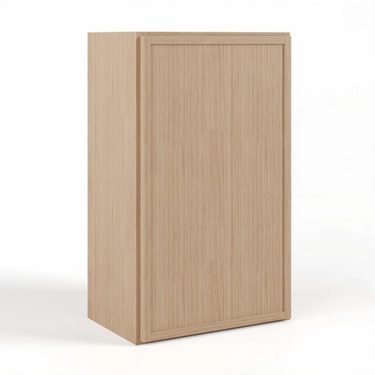 Slim Shaker Oak 36″ H Single Door Wall Cabinet