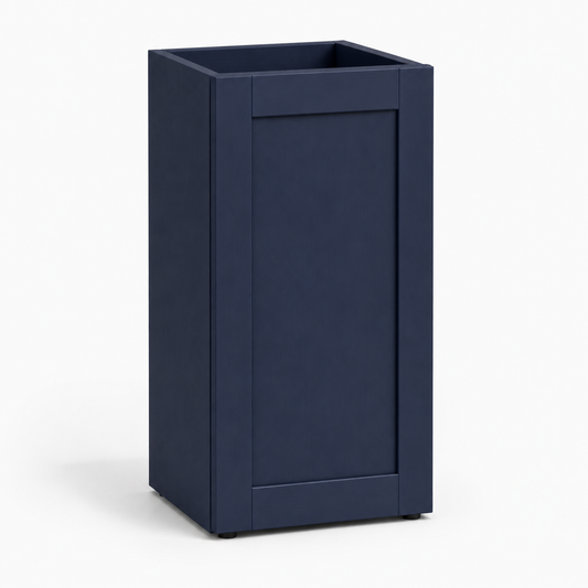 Navy Blue Shaker 36″ H Single Door Wall Cabinets
