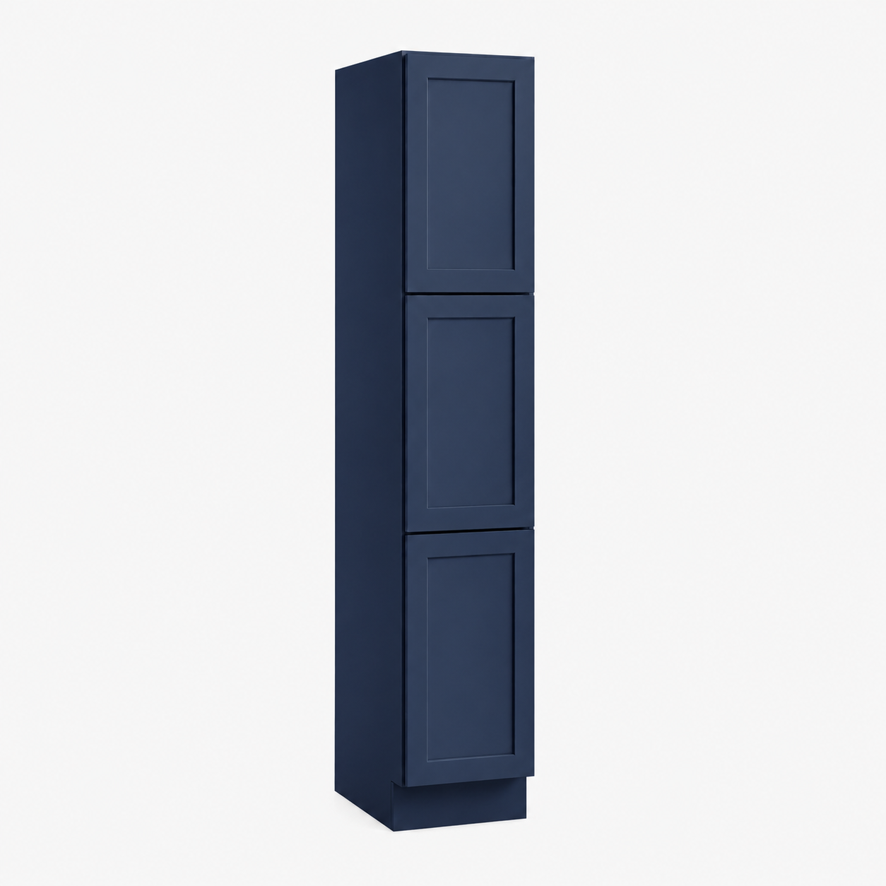 Navy Blue Shaker 18”W Utility Pantry Cabinet with 2 Doors