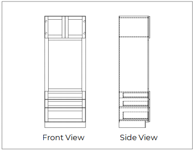 pantry_oven_2Dview2_USA_Cabinets_Outlet USACabinetsOutlet