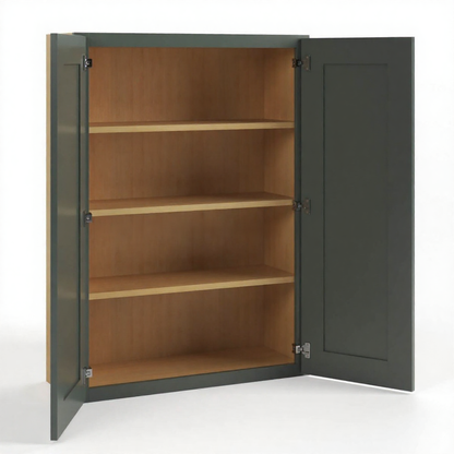 Green Shaker 36″ H Double Doors Wall Cabinet