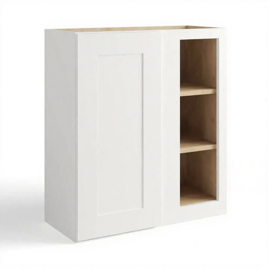White Shaker 27" W Wall Blind Cabinet