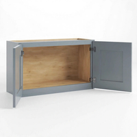 Gray Shaker 15″ H Double Doors Wall Cabinet