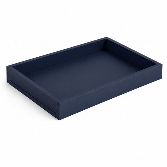 Navy Blue Shaker Roll Out Tray