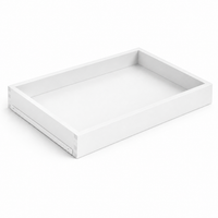White Shaker Roll Out Tray