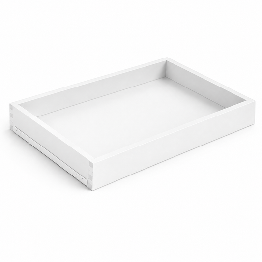 White Shaker Roll Out Tray
