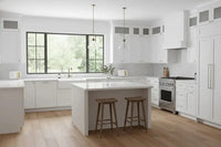 Slim Shaker White  15″H Double Doors Wall Cabinet