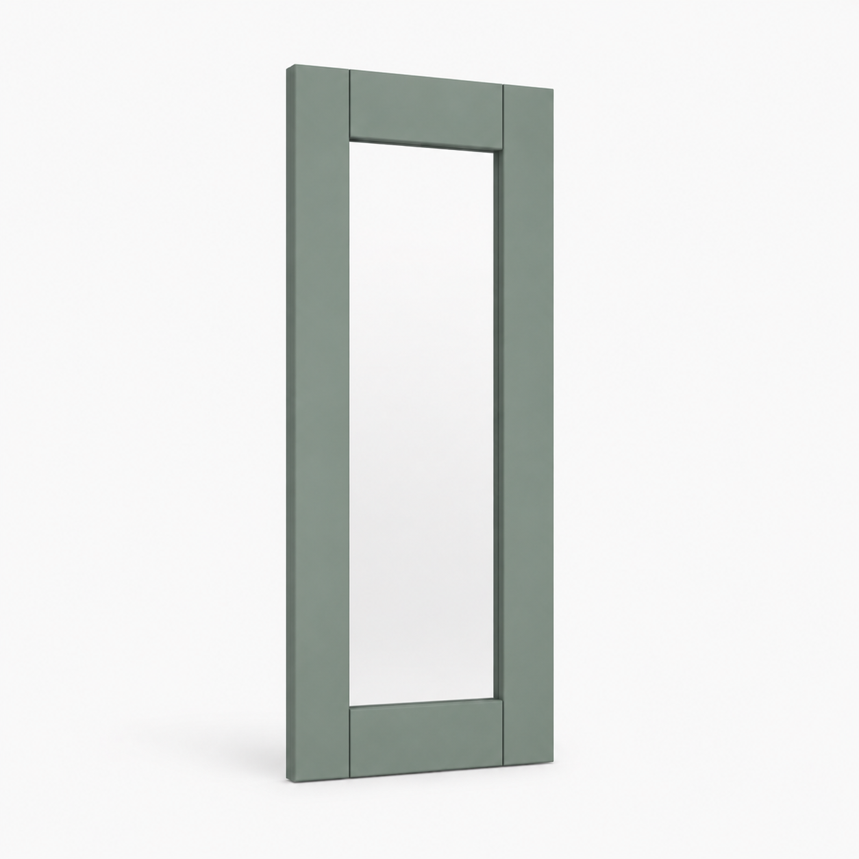 Sage Green Shaker 14 1/2"W Glass Door