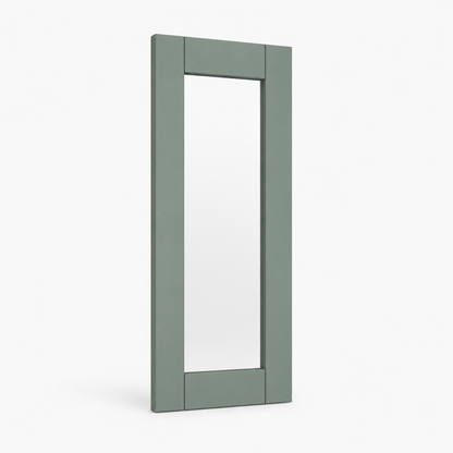 Sage Green Shaker 14 1/2"W Glass Door