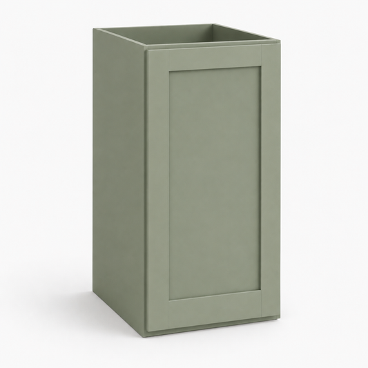 Sage Green Shaker 36″ H Single Door Wall Cabinet