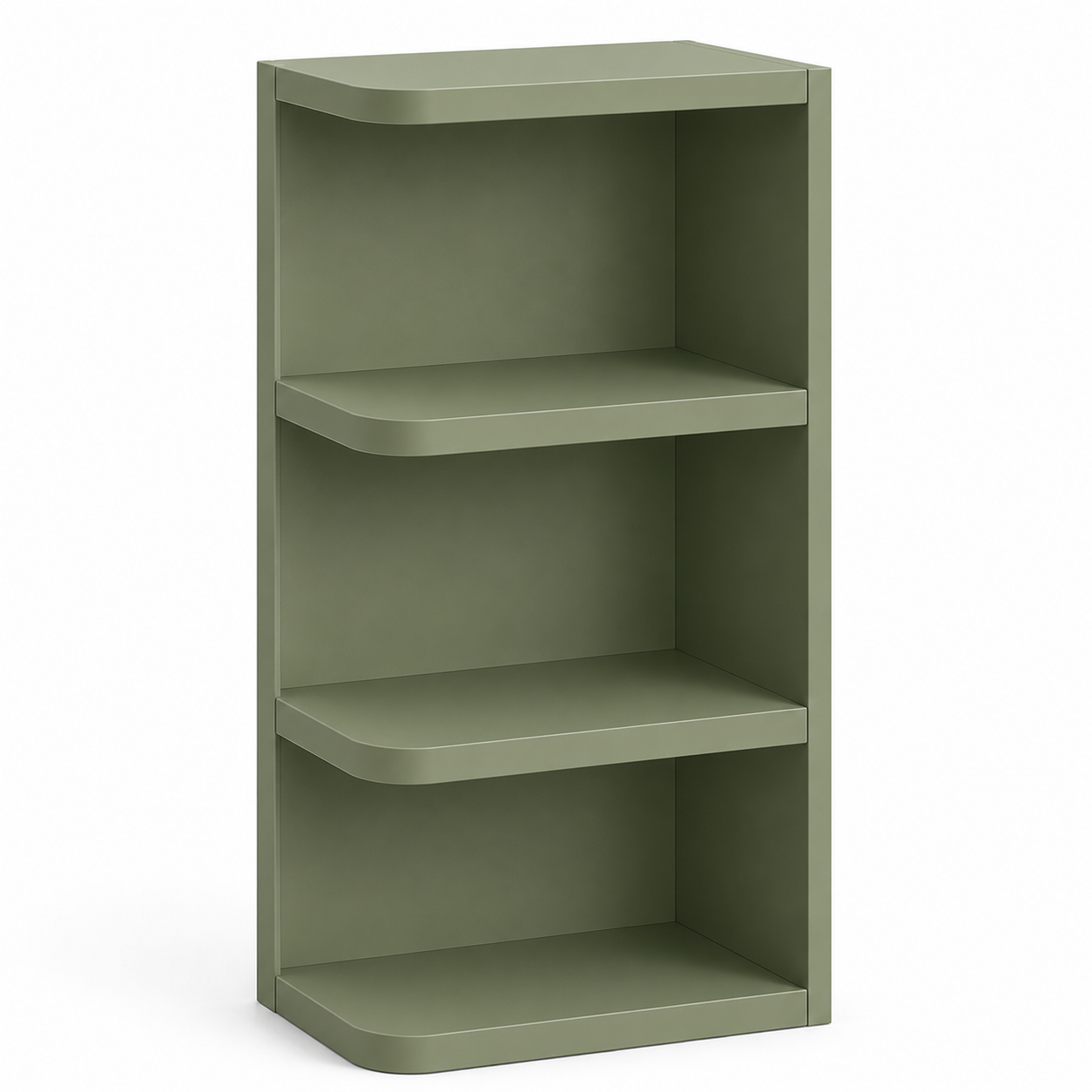Sage Green Shaker 6"W Wall End Shelf (Reversible)