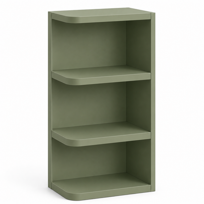 Sage Green Shaker 6"W Wall End Shelf (Reversible)