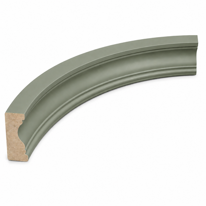 Sage Green Crown Moulding Curve